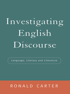cover image of Investigating English Discourse
